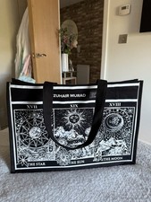 Zuhair Murad Black Tote Shopping Bag