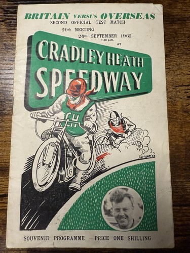 1962 speedway programme - speedway,
