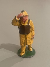 Vintage Johillco / John Hill & Company Vintage Lifeboatman Painted Lead Figure