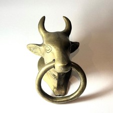 Vintage Bull Head Brass Front