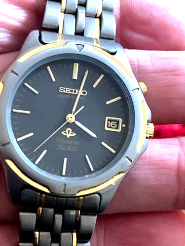 Seiko kinetic 5m42 0a20 - seiko,