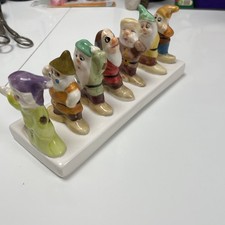 Clover Disney Snow White Seven Dwarfs Ceramic Toast Rack