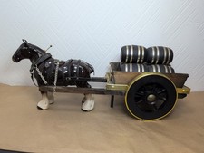 Vintage large Horse and barrel