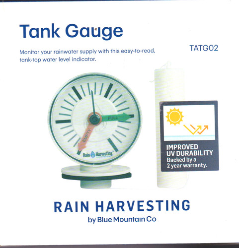 Rain harvesting tank level - rain,