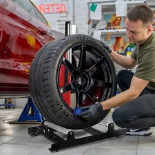 Portable wheel coating stand - portable,