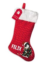 Personalised family pet Christmas stocking your name  - CAT KITTEN KITTY