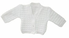 Baby Boy Girl White Knitted