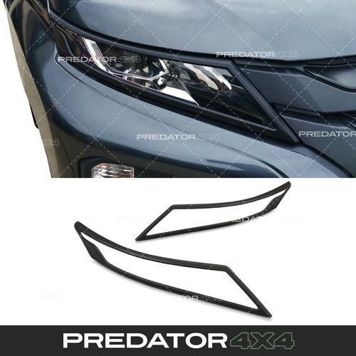 Black front headlight covers - front,