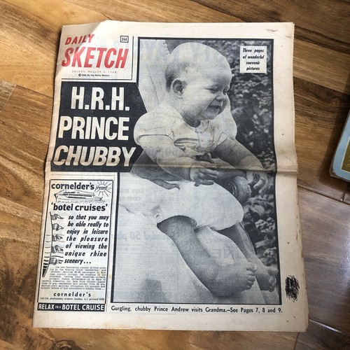 Daily sketch newspaper august - sketch,