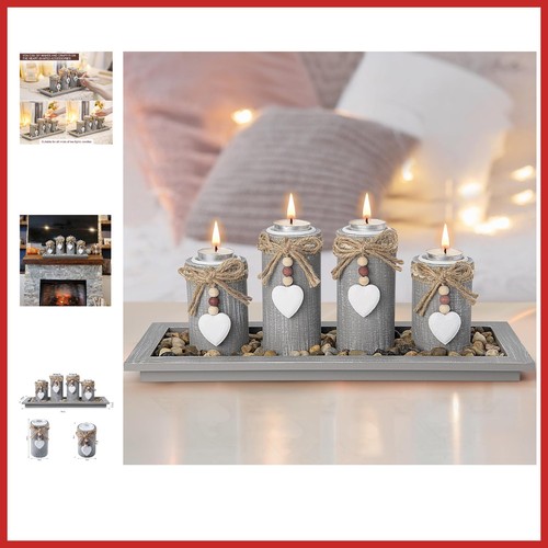 Candle holder set with - of, 4