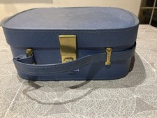 Vintage Constellation Lined Vanity Case Blue