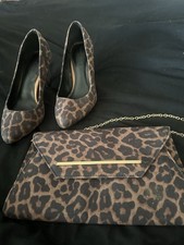 Leopard Print Shoes Size 5  &