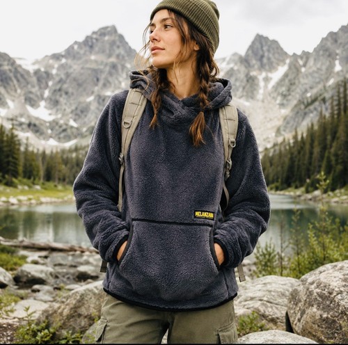 Melanzana high loft hoodie - high,