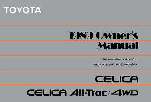 1989 toyota celica all - toyota,