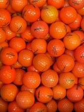 50 x Bridgestone e6 Orange Golf Balls - Clean Practice Play