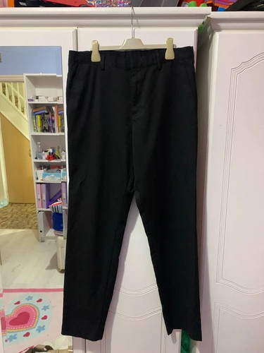 Boys black school trousers