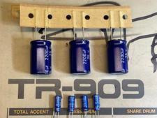 Roland TR-909 Rhythm Composer drum machine repair kit capacitors power supply