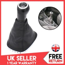 UK 5 Speed Gear Shift Stick Knob + Gaiter Boot Cover FOR Vauxhall Corsa D 06-14