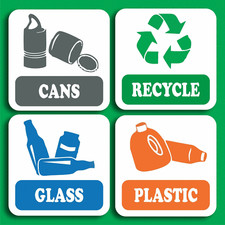 Recycling Stickers Recycle