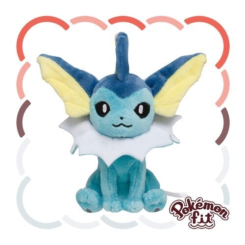 134 vaporeon plush official - vaporeon,