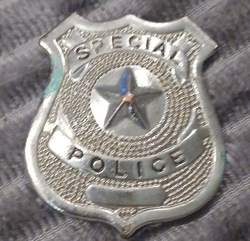 Special police shield badge - police,