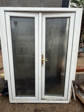 External UPVC double Glazed French Doors with frame
