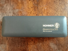 m hohner the chrominica made in germany harmonica original case
