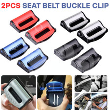 2PCS Car Safety Seat Belt Buckle Clip Seatbelt Stopper Adjuster Clip Seat UK