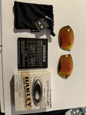 Original Flak Jacket Fire Iridium Lenses Brand New Never Used