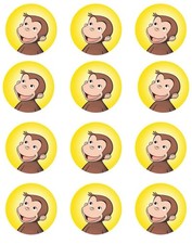Curious george Cupcake Topper