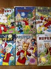 The Rupert Bear Annuals 1973-2002 X 12 Hardbacks Good Condition