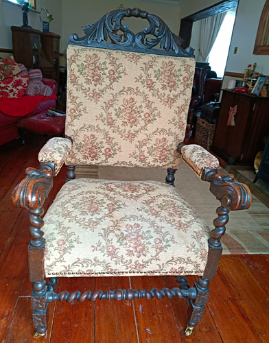 Antique armchair circa - armchair.,