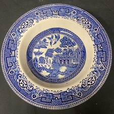 Washington Old Willow Bowl 22.5cm Made in England Ex. Cond - (1715)