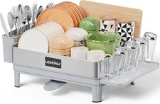 Dish Drainer Rack,Premium 304 Stainless Steel Dish Drying Rack,Anti-Rust