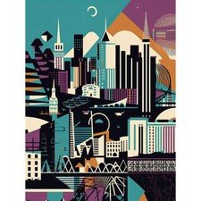 Dundee City Modern Abstract