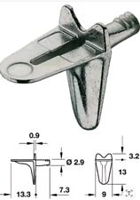 Pack of 4 - 3mm Hafele Metal
