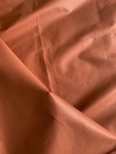 Burnt orange cotton chintz