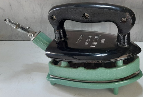 Vintage heavy green enamel the - vintage,