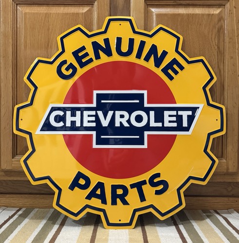 Chevrolet metal sign genuine - metal,