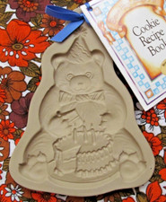 1989 Brown Bag Cookie Art Hill Design Birthday Bear Cutter Unused Pristine USA