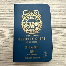 Vintage Kelley Blue Book Car