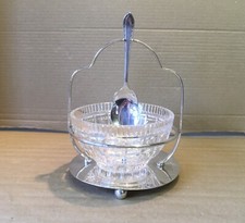 VINTAGE SILVER-PLATED BIRMINGHAM GUILD OF HANDICRAFTS PRESERVE DISH