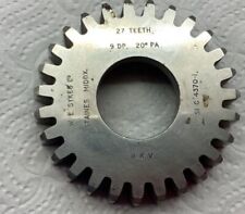Gear shaper cutter 9 DP 20 pa27 teeth  by W E Sykes