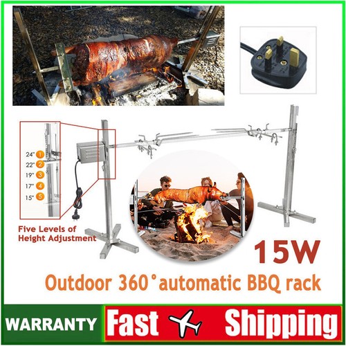 Electric rotisserie grill kit - rotisserie,