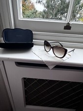 Tom Ford "Linda" Sunglasses in case - tortoiseshell  frames - ambre lens