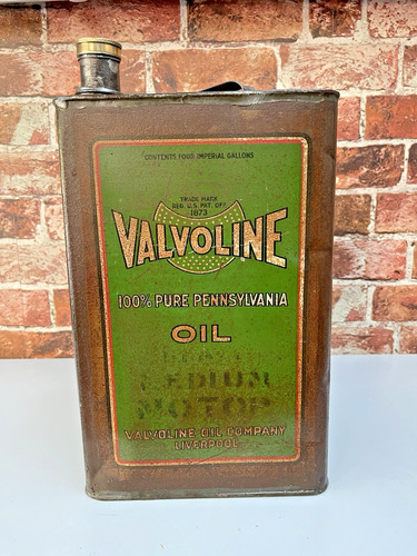 Valvoline vintage oil can - , 5