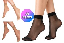 10 Pairs Women Sheer 20 Denier