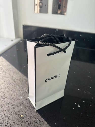 Chanel small paper black and - paper,