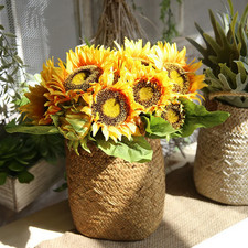 7 Head Artificial Sunflowers