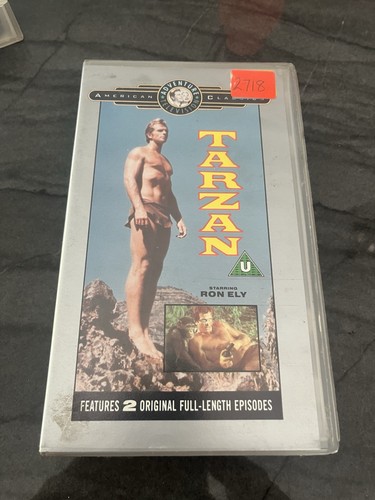 Tarzan ron ely vhs - tarzan,